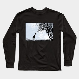 Giraffe In nature Long Sleeve T-Shirt